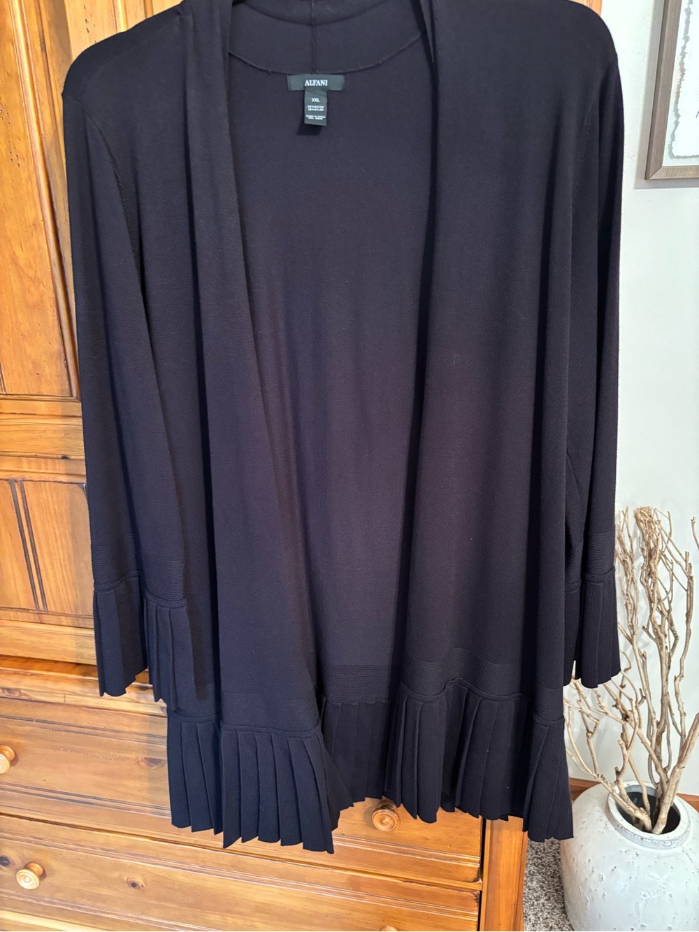 Alfani Black Women's Knit Top XXL